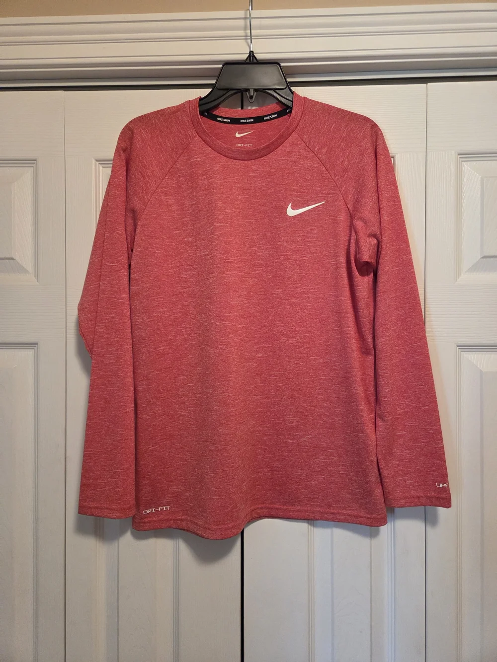 Nike Men's Heather Long Sleeve Hydroguard Swim